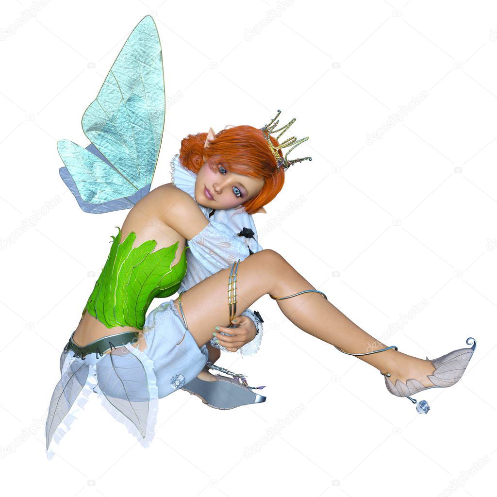 Fairy / 3D CG rendering of a fairy.