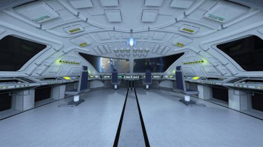 Uzay İstasyonu / 3d Cg işleme uzay istasyonu. Bu görüntü bir şekilde döşenmiş tarafından Nasa unsurları