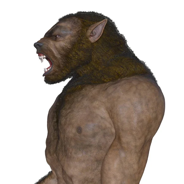 Werewolf / 3D CG rendering of a werewolf.