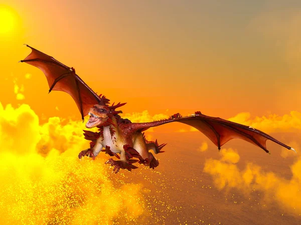 Dragón Representación Dragón — Foto de Stock