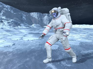 Yabancı / 3d Cg işleme bir uzaylı.