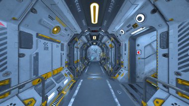 Uzay İstasyonu / 3d Cg işleme uzay istasyonu.