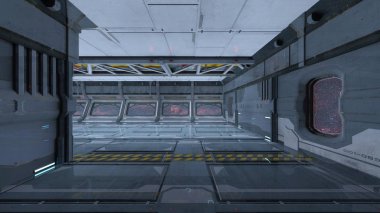 Uzay İstasyonu / 3d Cg işleme uzay istasyonu.