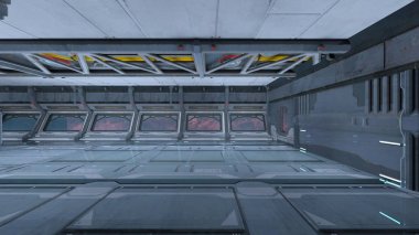 Uzay İstasyonu / 3d Cg işleme uzay istasyonu.