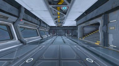 Uzay İstasyonu / 3d Cg işleme uzay istasyonu.