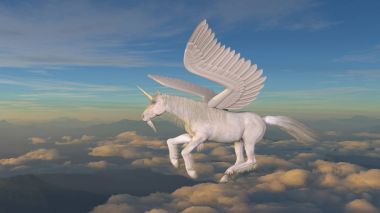 Pegasus / 3d Cg işleme bir Pegasus.
