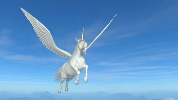 Pegasus Rendering Van Een Pegasus — Stockfoto