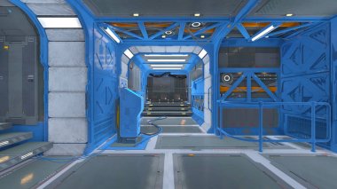 Uzay İstasyonu / 3d Cg işleme uzay istasyonu.