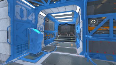 Uzay İstasyonu / 3d Cg işleme uzay istasyonu.