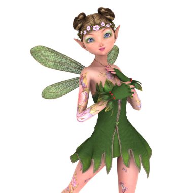 Peri/3d Cg işleme bir peri.