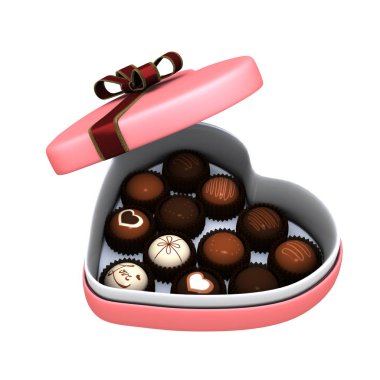 Çikolata / 3d Cg işleme çikolata kutusu.