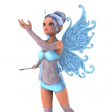 Peri / 3d Cg işleme bir peri.