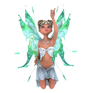 Peri / 3d Cg işleme bir peri.