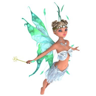 Peri / 3d Cg işleme bir peri.