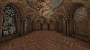 Eski Sarayı / 3d Cg işleme eski Sarayı.