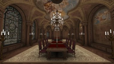 Eski Sarayı / 3d Cg işleme eski Sarayı.