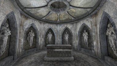 Mezar joss house / 3d Cg işleme mezar joss evin.