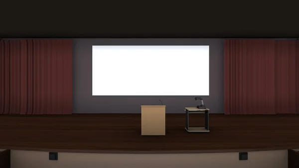 Rendering Teatrale Del Teatro — Foto Stock