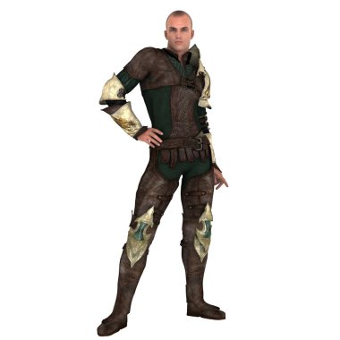 Savaşçı/3d Cg işleme bir savaşçı.