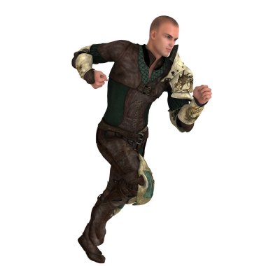 Savaşçı/3d Cg işleme bir savaşçı.