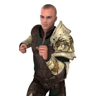 Savaşçı/3d Cg işleme bir savaşçı.