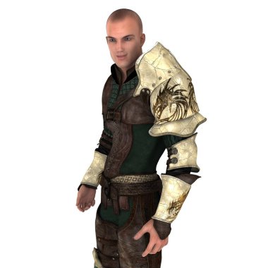 Savaşçı/3d Cg işleme bir savaşçı.