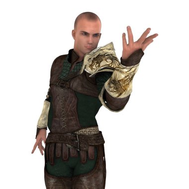 Savaşçı/3d Cg işleme bir savaşçı.