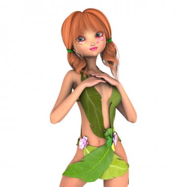 Peri / 3d Cg işleme bir peri.
