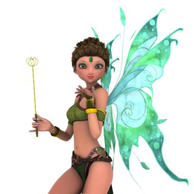 Peri / 3d Cg işleme bir peri.