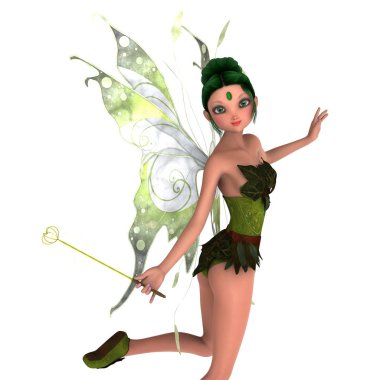 Peri / 3d Cg işleme bir peri.