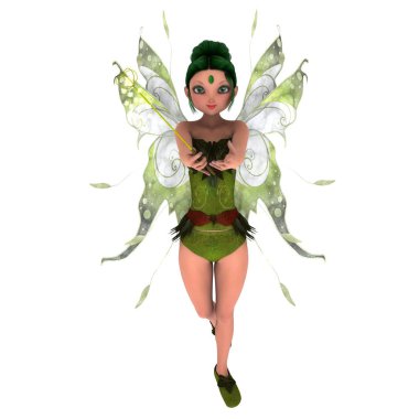 Peri / 3d Cg işleme bir peri.