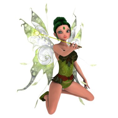 Peri / 3d Cg işleme bir peri.