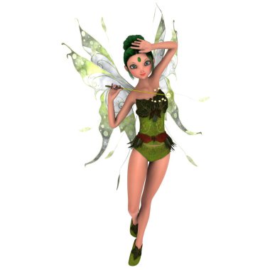 Peri / 3d Cg işleme bir peri.