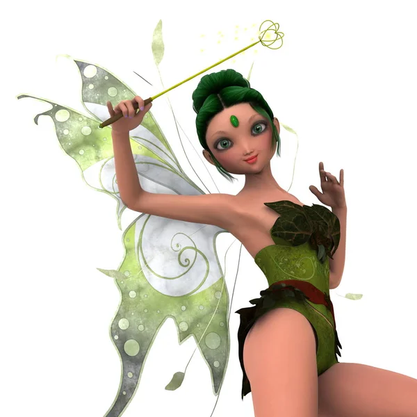 Fairy Rendering Fairy — Stock Photo, Image