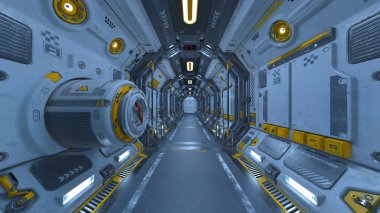 Uzay İstasyonu / 3d Cg işleme uzay istasyonu.