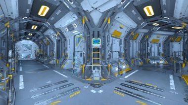 Uzay İstasyonu / 3d Cg işleme uzay istasyonu.