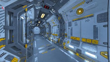 Uzay İstasyonu / 3d Cg işleme uzay istasyonu.