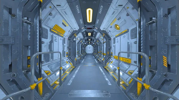 Space Station Rendering Space Station — Stock Photo, Image