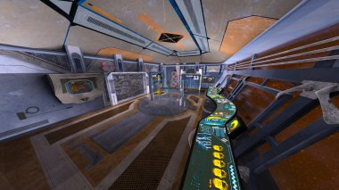 Uzay İstasyonu / 3d Cg işleme uzay istasyonu.