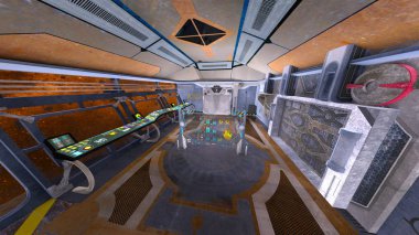 Uzay İstasyonu / 3d Cg işleme uzay istasyonu.