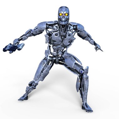 Robot / 3d Cg işleme bir robot.