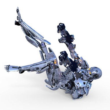 Robot / 3d Cg işleme bir robot.