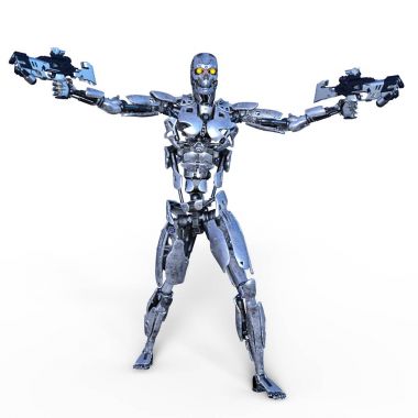 Robot / 3d Cg işleme bir robot.