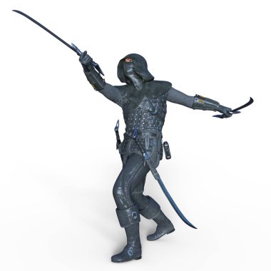 Şövalye / 3d Cg işleme bir şövalyenin.