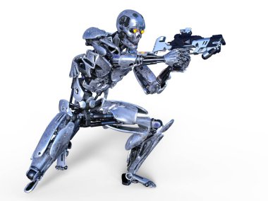 Robot / 3d Cg işleme bir robot.