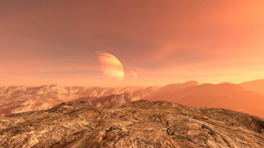 Rocky Dağları / 3d Cg işleme rocky Dağları'nın. 