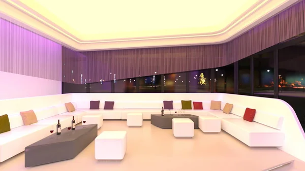 Lounge Rendering Lounge — Stock Photo, Image