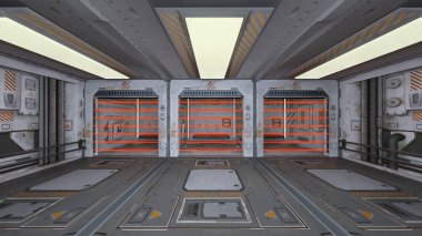 Uzay İstasyonu / 3d Cg işleme uzay istasyonu.