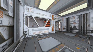 Uzay İstasyonu / 3d Cg işleme uzay istasyonu.