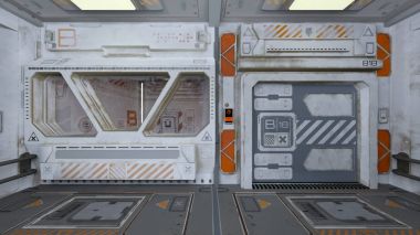 Uzay İstasyonu / 3d Cg işleme uzay istasyonu.